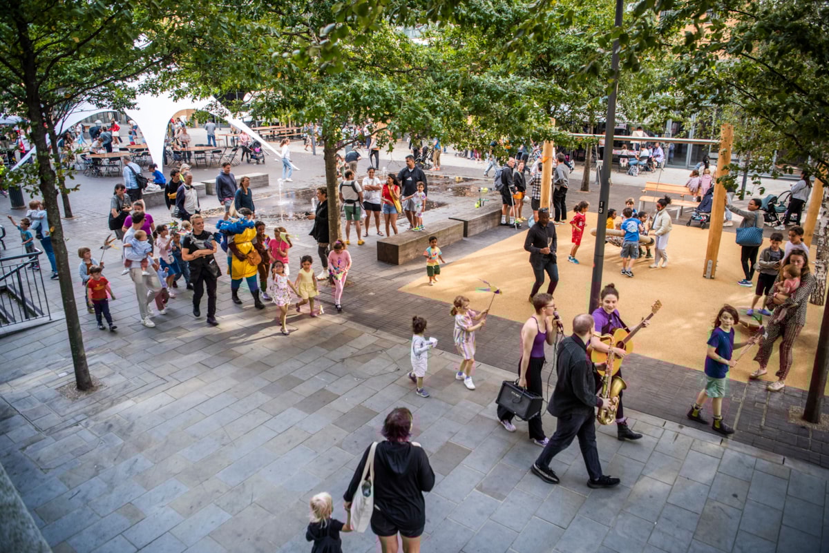 Dalston Square celebration