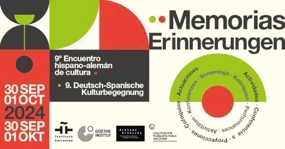 El Goethe-Institut Madrid y el Instituto Cervantes se unen para tratar la cultura de la memoria: Encuentros MEMORIAS 1200x628 px