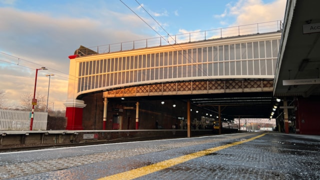 Major timber and glazing overhaul unveiled at Stoke-on-Trent station: Stoke-on-Trent station gable ends