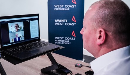 Managing Director of Avanti West Coast, Phil Whittingham, speaking at the West Coast Partnership Stakeholder Conference