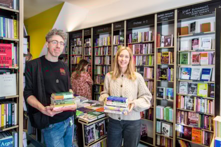 Pages of Hackney bookshop