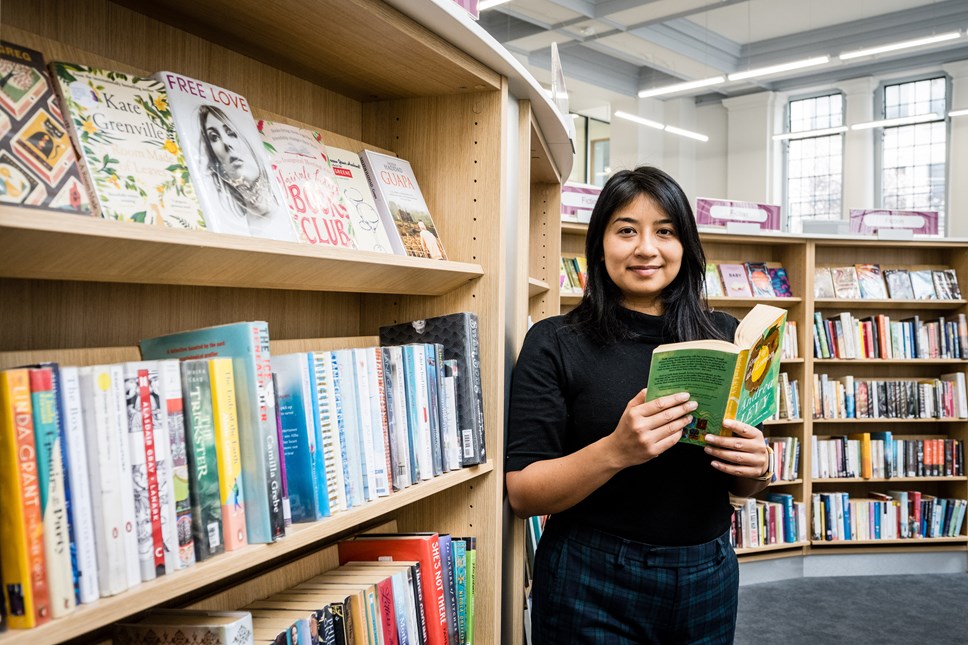 Cllr Khondoker at Central Library