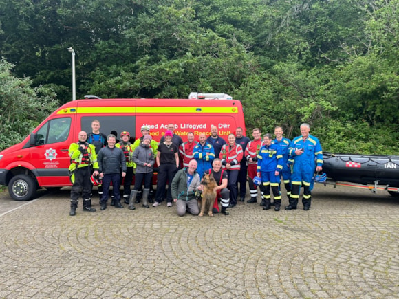 Dog Rescued in Pembroke Dock After Multi‑Agency Response: Pembroke Dock Dog Rescue 01