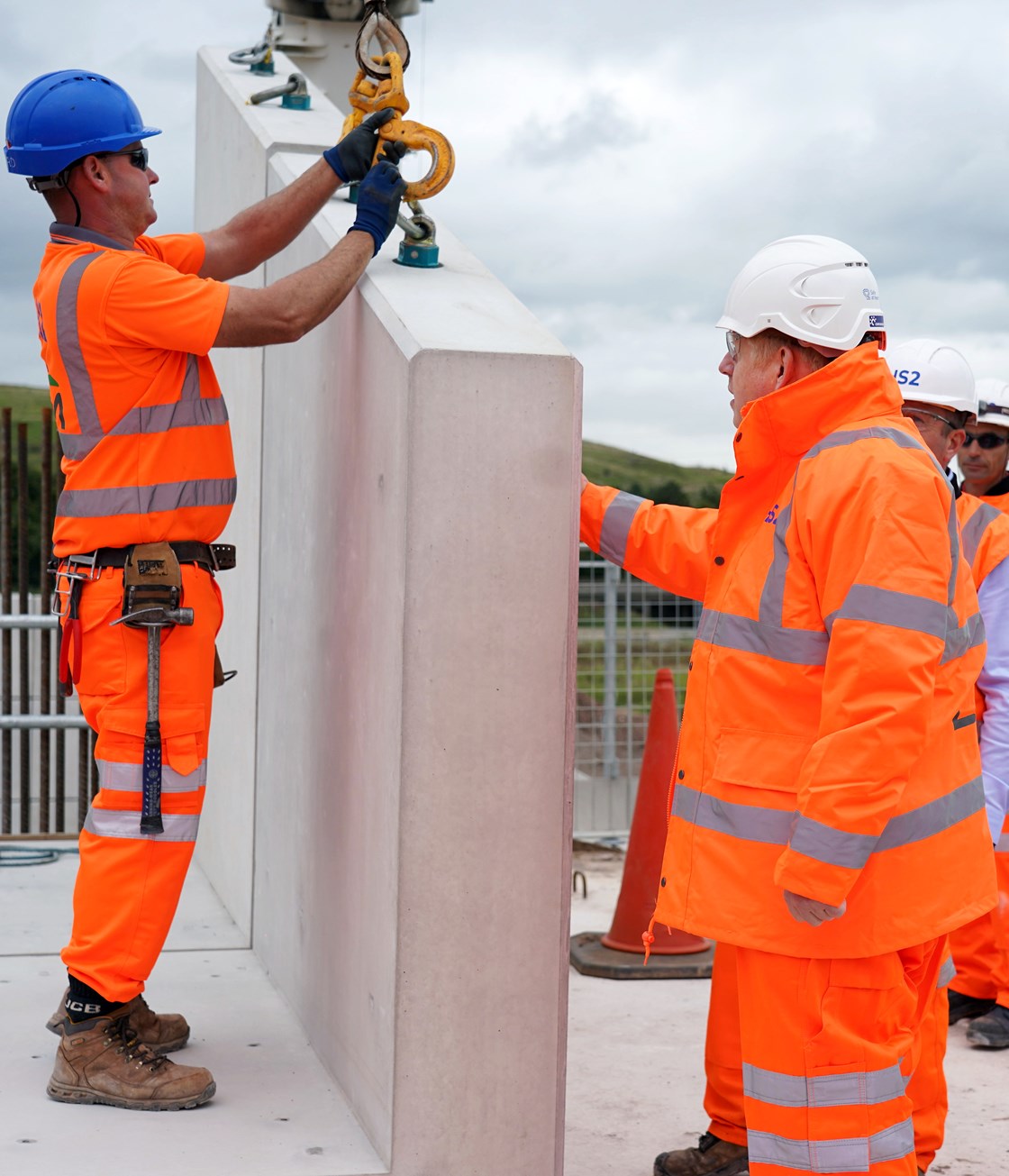 Prime Minister Boris Johnson visits HS2 Interchange Site September 2020: Credit: Pippa Fowles / No10 Downing Street
Prime Minister Boris Johnson visits one of the largest HS2 construction sites, the HS2 Interchange Site, Birmingham. HS2 announce the creation of 22,000 jobs.
Internal Asset No. 18603