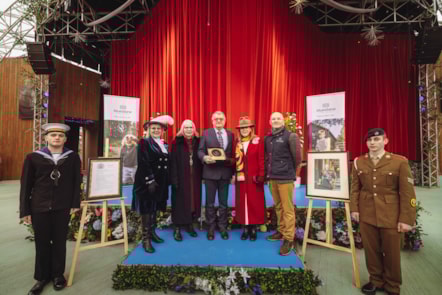 Lord Lieutenant presents King's Award for Enterprise to Bluestone