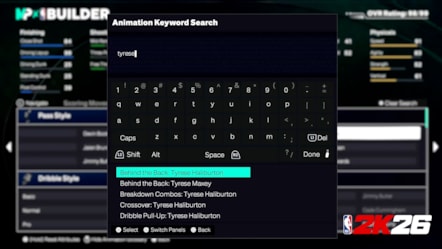 NBA 2K26 MyPLAYER Builder Glossary