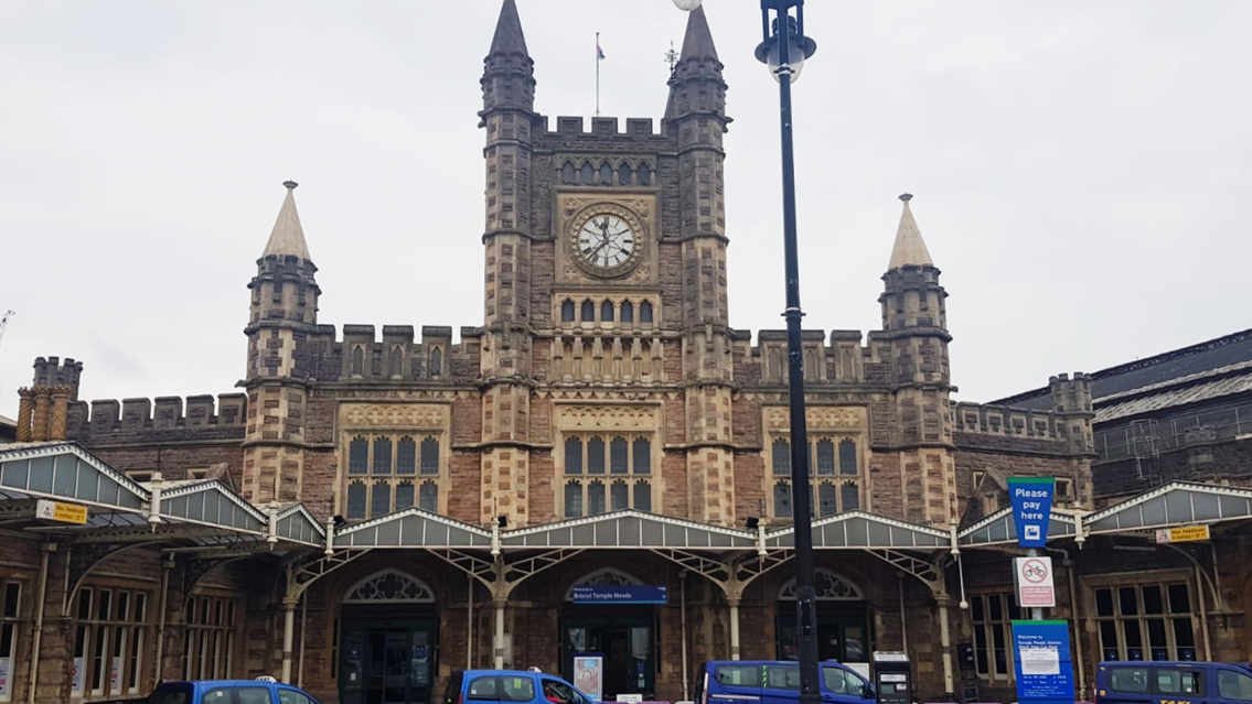 Bristol economy set to get power up thanks to Bristol Temple Meads station improvements: Bristol Temple Meads main entrance