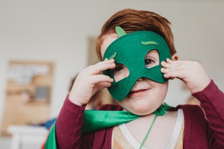 boy in mask