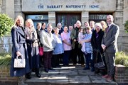 Nursing staff with Barratt family and Chairman of WNC: Nursing staff with Barratt family and Chairman of WNC