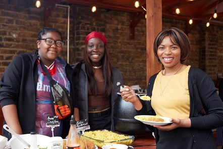 Shaya Allen, Miriam Etuk and Cllr Ngongo