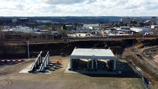 Ravenscraig project prepares for one of the largest bridge lifts in Europe: Network Rail - Ravenscraig Bridge 2