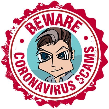 ScambusterStan Coronavirus stamp
