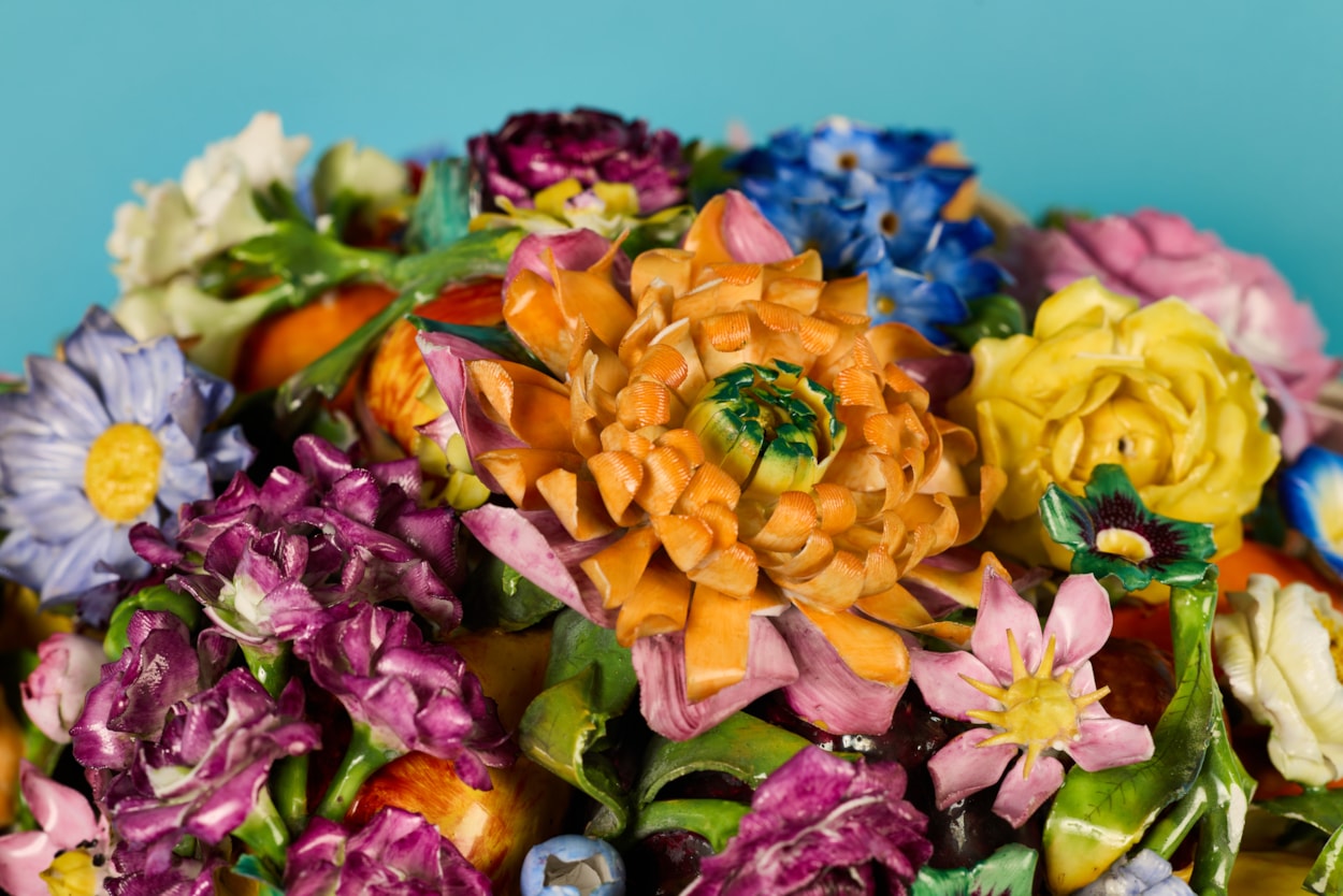 Botanically beautiful: Featuring everything from ceramics and furniture, to silver and silks, the exhibition examines the different ways nature has made its way from garden to gallery, decorating our homes and clothing over the centuries. Photograph by David Lindsay.