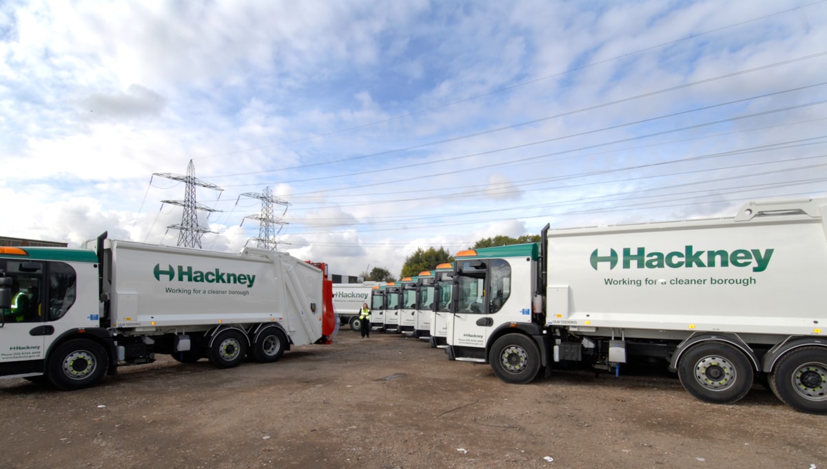 Recycling lorry