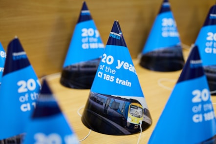 Cl 185 20th anniversary- party hats