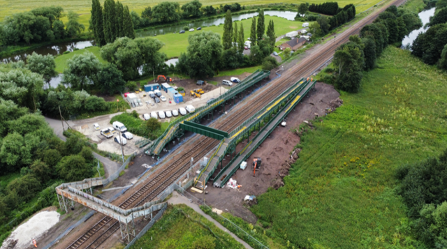 New footbridge ramps up accessibility around Mexborough: New footbridge ramps up accessibility around Mexborough