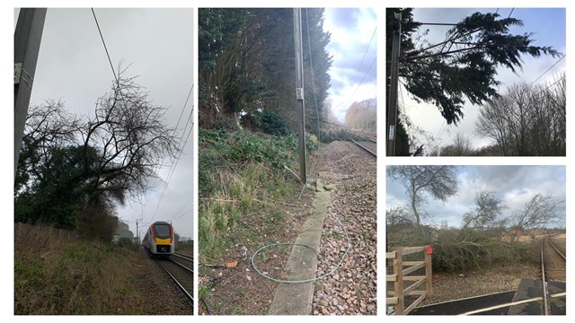 Storm Eunice: Rail update for Anglia Region: Storm Eunice Anglia