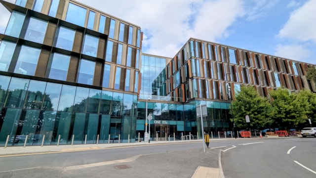 One Angel Square new customer entrance