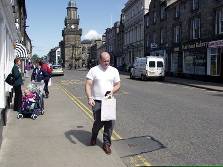 Forres High Street pavement works set to continue