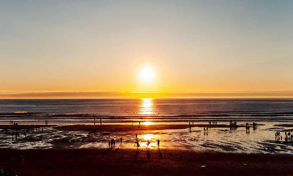 Boardmasters Sophie Harbison beach shot