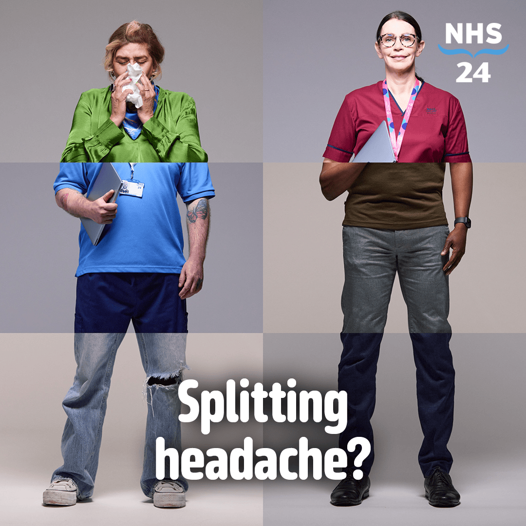 1x1 - Headache - Static Social - NHS 24 PBP - Dec 2025