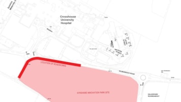 Planned roadworks at Ayrshire Innovation Park, Crosshouse