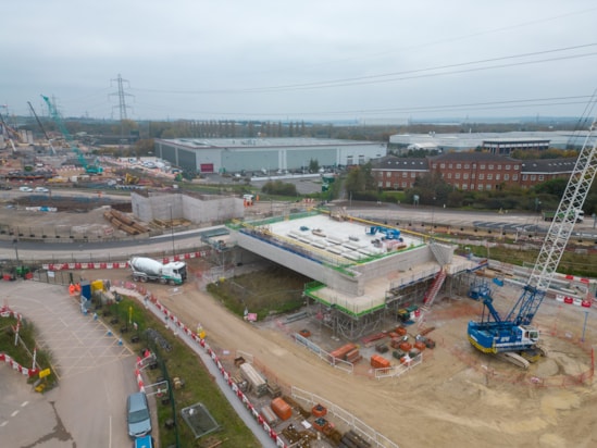 Chattle Hill structure at HS2's Delta Junction