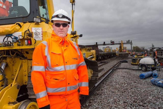 Paul Clark on site for Thameslink