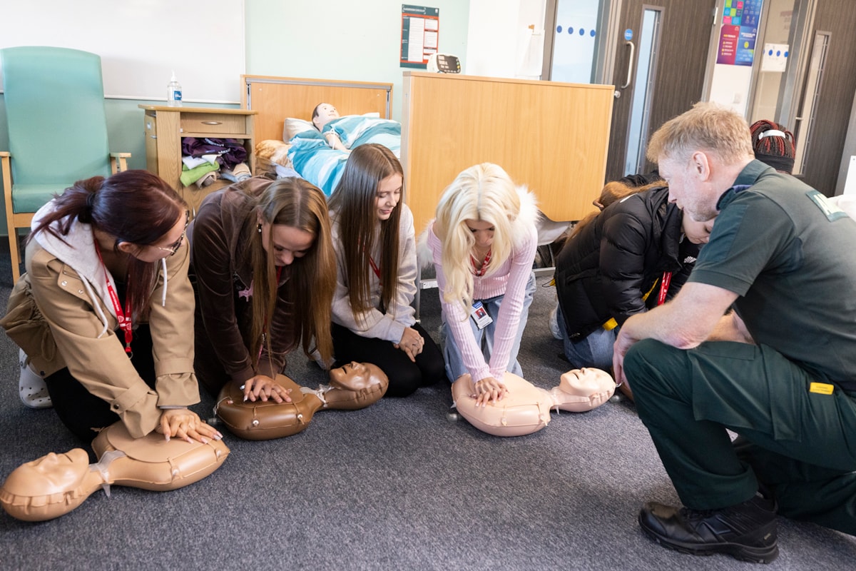 CPR training 2