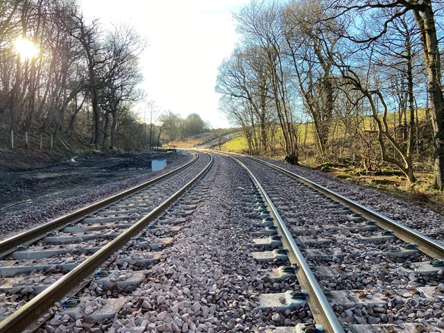 Double track section on levenmouth : Double track section on levenmouth 