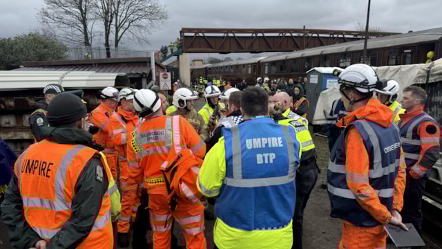 Multi-agency incident exercise at the Severn Valley Railway: Multi-agency incident exercise at the Severn Valley Railway