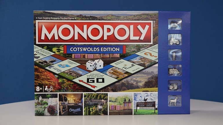 Cotswold Edition Monopoly Board games up for grabs for residents who sign up to council newsletter