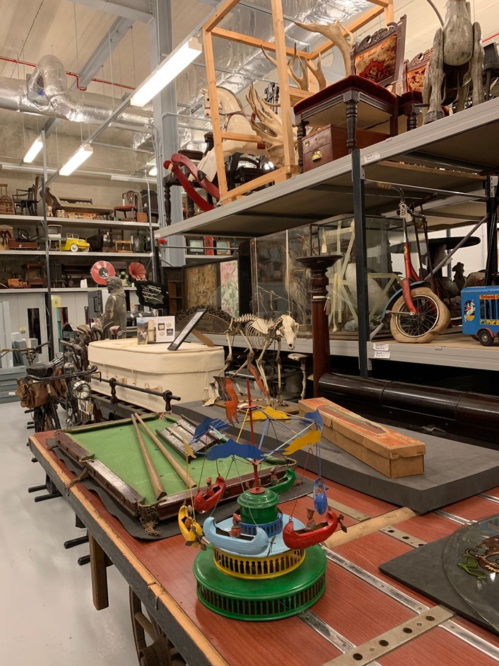 Leeds Discovery Centre: The Leeds Discovery Centre, where many of the objects in the Leeds Museums and Galleries collection, which feature on the MyLearning site, are stored.