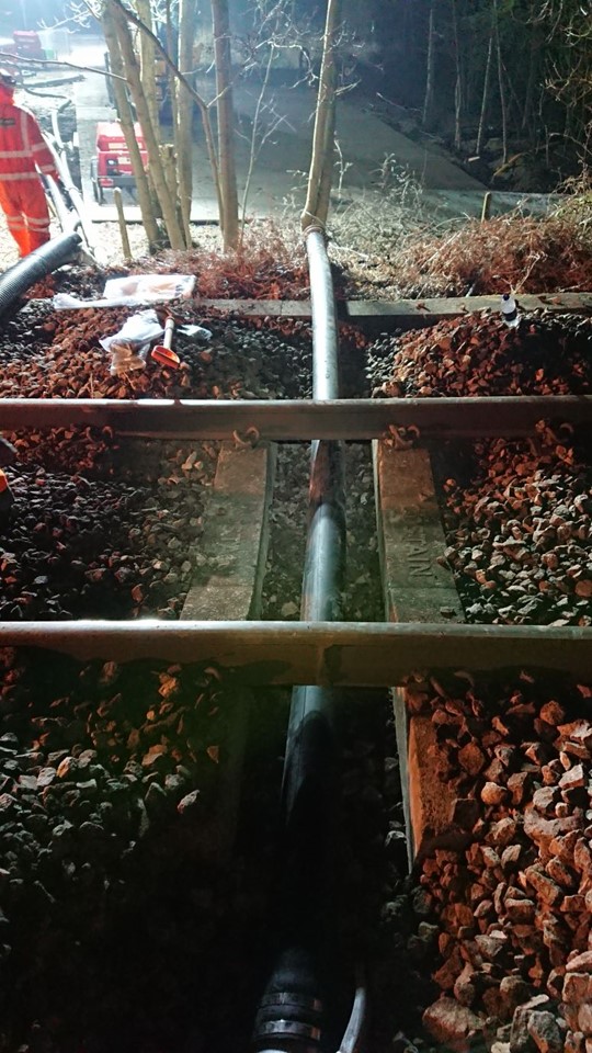Work to repair landslip at Thorrington