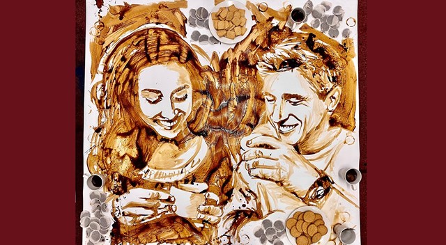 Food for thought: Welsh ‘food artist’ joins Samaritans and Network Rail for Brew Monday: Nathan Wyburn art 1MB