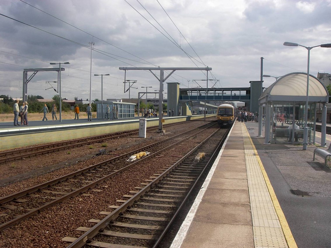 PROPERTY DEAL NETS £2M+ FOR CAMBRIDGE STATION IMPROVEMENTS – WITH MORE TO COME: Cambridge island platform and footbridge