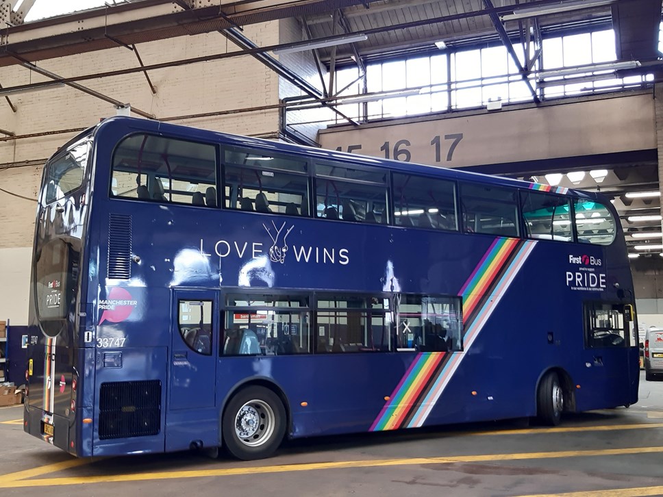 First Manchester unveils 'Ride with pride' bus and special travel offer ...