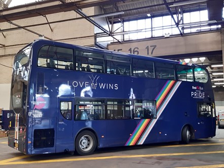 First Manchester Pride bus