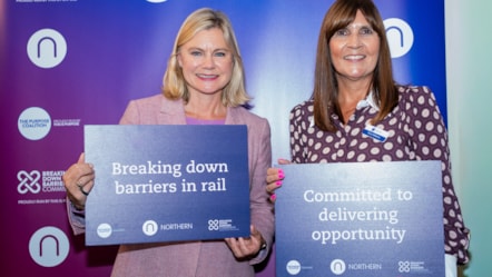Justine Greening and Tricia Williams