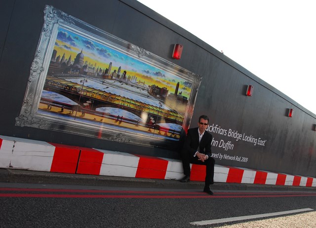 Blackfriars watercolours - New station by John Duffin of Lewisham