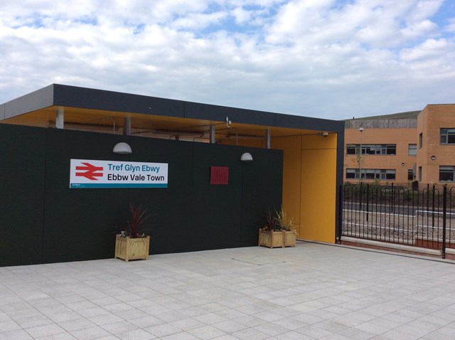 Brand new station and rail link for Ebbw Vale officially opened: Ebbw Vale Town station