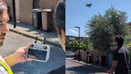 Drone roof survey