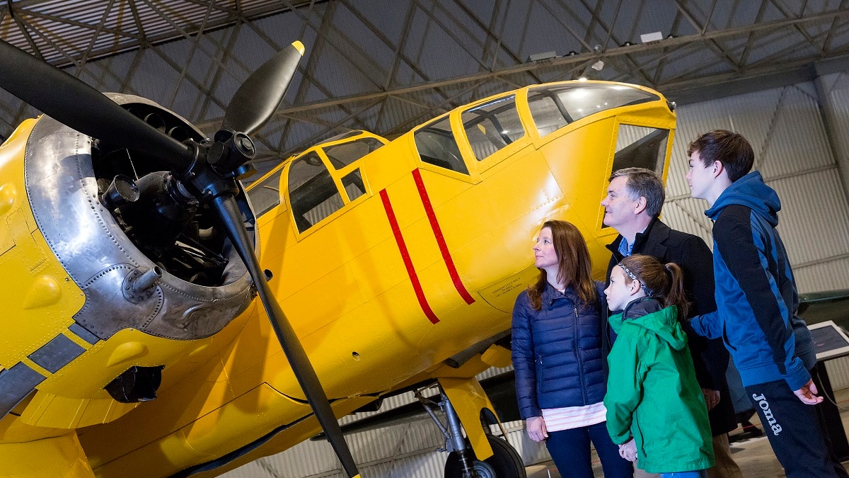 Military Aviation hangar, National Museum of Flight 001. Photo (c) Ruth Armstrong WEB