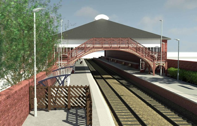 Refurbishment begins on 130-year-old Beverley footbridge: Beverley footbridge visualisations