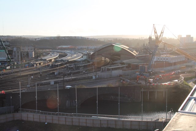 The removal of the mail conveyor at Bristol Temple Meads marks the start of work in the south west to electrify the Great Western Main Line: The removal of the mail conveyor at Bristol Temple Meads marks the start of work in the south west to electrify the Great Western Main Line