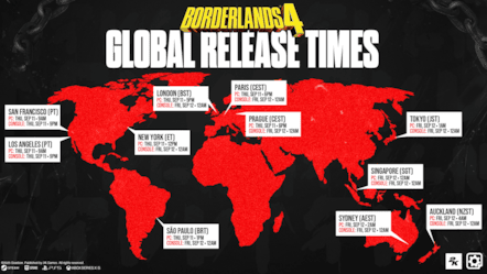 Borderlands 4 Launch Timings