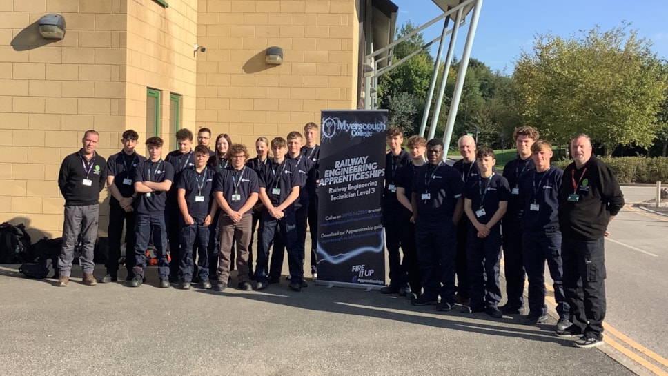 Image shows engineering apprentices at Northern