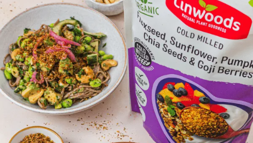 Edamame Avocado Soba Noodle Tahini Bowl