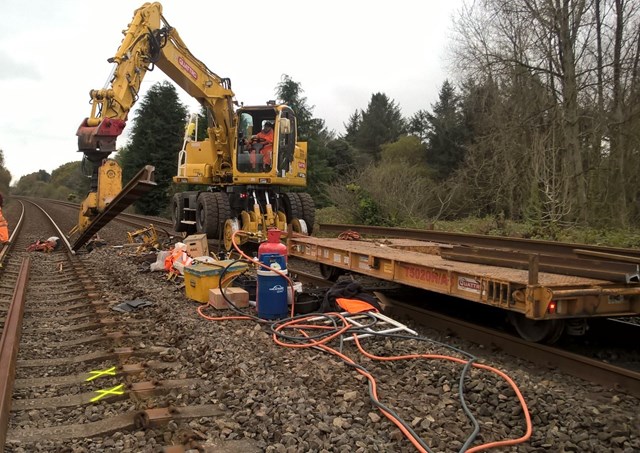 Swansea - Carmarthen Urgent Track Repairs October 2017