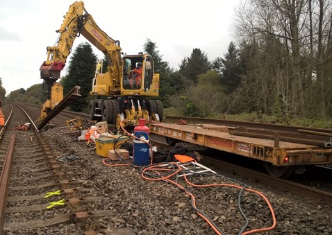 Swansea - Carmarthen Urgent Track Repairs October 2017